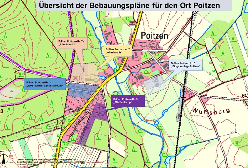 Übersicht B-Pläne Poitzen.png Übersicht B-Pläne Poitzen © Gemeinde Faßberg