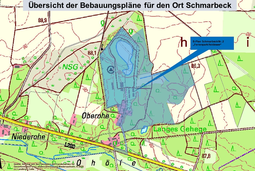 Übersicht Schmarbeck Oberohe.png Übersicht Schmarbeck Oberohe.png © Gemeinde Faßberg